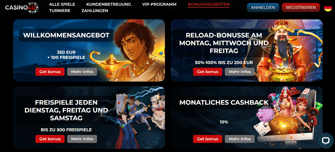 casino4u angebote